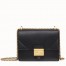 Fendi Small Kan U Bag In Black Calfskin