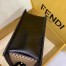 Fendi Small Kan U Bag In Beige Perforated Calf Leather