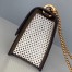 Fendi Small Kan U Bag In White Perforated Calf Leather