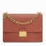 Fendi Kan U Bag In Brick Red Calfskin