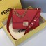 Fendi Kan U Bag In Red Calfskin