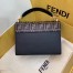 Fendi Kan U FF Flap Bag In Brick Red Calfskin