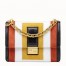 Fendi Kan U Bag In Multicolor Leather and Suede