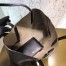 Fendi Black Leather Logo Shopper Bag