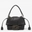 Fendi Mamma Baguette Small Bag in Black Nappa Leather