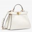 Fendi Peekaboo ISeeU Small Bag In White Calfskin