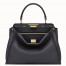        Fendi Peekaboo Medium Bag In Black Calfskin