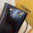 Fendi Peekaboo Medium Bag In Black Lambskin