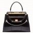 Fendi Peekaboo Medium Bag In Black Lambskin