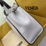 Fendi Selleria Peekaboo Medium Bag In White Roman Leather