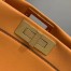 Fendi Peekaboo Pocket Medium Bag In Orange Calfskin