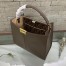 Fendi Brown Peekaboo X Lite Regular Bag