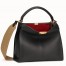 Fendi Black Peekaboo X Lite Regular Bag