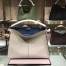 Fendi White Peekaboo X Lite Large Bag