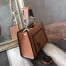Fendi Small Runaway Bag In Camarel Calfskin Leather