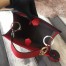 Fendi Small Runaway Bag In Red Calfskin Leather