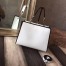 Fendi Small Runaway Bag In White Calfskin Leather