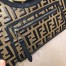 Fendi Brown FF Logo Runaway Shopper Bag