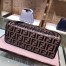 Fendi Brown FF Logo Runaway Shopper Bag