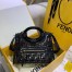 Fendi Black Small PU Runaway Shopper Bag