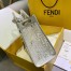 Fendi White Small PU Runaway Shopper Bag