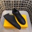 Fendi Men's Lace-up Sneakers In Black Leather