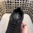 Fendi Men's Lace-up Sneakers In Black Leather