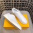 Fendi Men's Lace-up Sneakers In White Leather