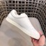 Fendi Men's Lace-up Bag Bugs Sneakers In White Leather