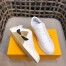 Fendi Men's Lace-up Bag Bugs Sneakers In White Leather