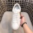 Fendi Men's Lace-up Bag Bugs Sneakers In White Leather