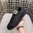 Fendi Men's Low-tops Sneakers In Black Mesh and Leather