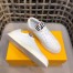 Fendi Men's Low-tops Sneakers In White Mesh and Leather