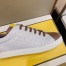 Fendi Low-top Sneakers In White Canvas with Leather