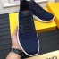 Fendi Blue Lace-up Bag Bugs Eye Sneakers 