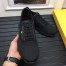 Fendi Black Lace-up Bag Bugs Eye Sneakers 