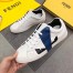 Fendi Blue sprayed Low-tops Bag Bugs Sneakers