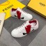 Fendi Red sprayed Low-tops Bag Bugs Sneakers