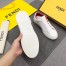 Fendi Red sprayed Low-tops Bag Bugs Sneakers