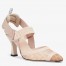 Fendi Pink Mesh Colibri Slingbacks 85mm Pumps