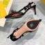 Fendi Black Slingbacks With Pointed Toe And Slender Heel