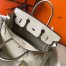 Hermes Birkin 30cm Bag In Beton Clemence Leather