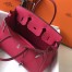 Hermes Birkin 30cm Bag In Rose Red Clemence Leather