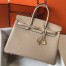 Hermes Birkin 35cm Bag In Argile Clemence Leather