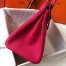 Hermes Birkin 35cm Bag In Rose Red Clemence Leather