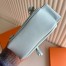 Hermes Kelly Jump Backpack in Blue Brume Swift Calfskin