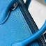 Hermes Bolide 1923 Mini Handmade Bag In Blue Frida Chevre Mysore Leather