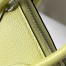 Hermes Bolide 1923 Mini Handmade Bag In Jaune Bourgeon Chevre Mysore Leather 