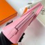 Hermes Bolide 1923 Mini Handmade Bag In Rose Confetti Chevre Mysore Leather 