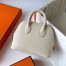 Hermes Bolide 1923 Mini Handmade Bag In Craie Epsom Calfskin